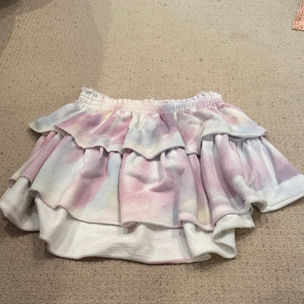 Loveshackfancy Pastel Ruffled Skirt